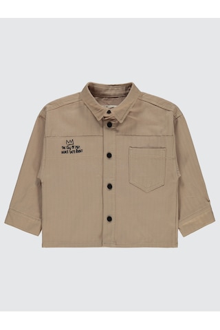 Civil Boys Erkek Çocuk Gömlek 2-5 Yaş Vizon Vizon