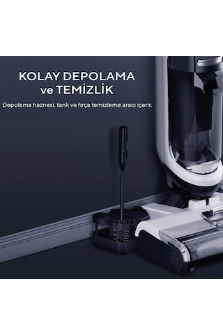 Kumtel HWDVC-01 Islak Kuru Şarjlı Dikey Süpürge