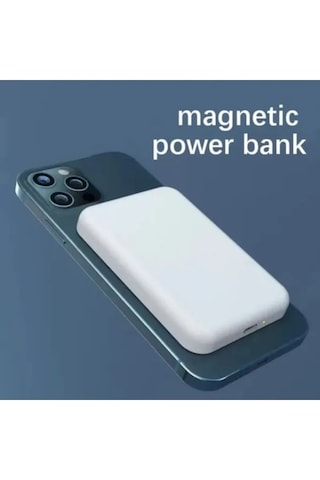 Magnetic Magsafe 5000 Mah Beyaz