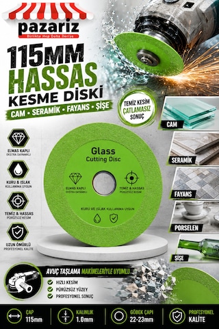 115 Mm Elmas Karbür Çok Amaçlı Kesici Testere Diski Demir, İnşaat Demiri, Taş, Seramik Ve Profil Kesme Diski Çok Amaçlı Metal Kesme Disk 115mm X 22-23mm