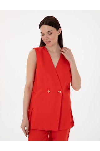 Pierre Cardin Kadın Kırmızı Yelek Dokuma 50299984-vr030