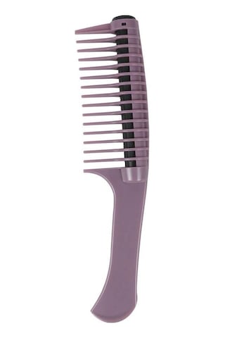 Koodmax Saç Bakım Ürün Dağıtıcı Boya Ombre Geçiş Tarağı Dolaşık Açıcı Saç Tarak - Lila Siyah