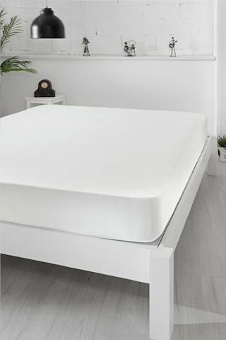 Mycey Sıvı Geçirmez Fitted Alez 200x200+30 Cm Micro Kumaş Beyaz