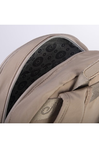 Nas Bag Kadın Çok Gözlü Hafif Su Geçirmez Unisex Water Proof Çanta Vizon