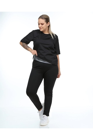 Pastimore Termal Sauna Kısa Kollu Atlet Siyah