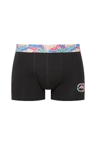 U.S. Polo Assn. Ecko Siyah - Saks - Lacivert 3'lü Boxer Siyah - Saks - Lacivert