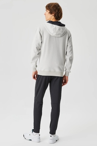Lacoste Regular Fit Ayarlanabilir Kapüşonlu Baskılı Gri Erkek Sweatshirt Gri