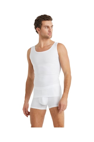 Blackspade Erkek Korse Atlet 9228 - Beyaz