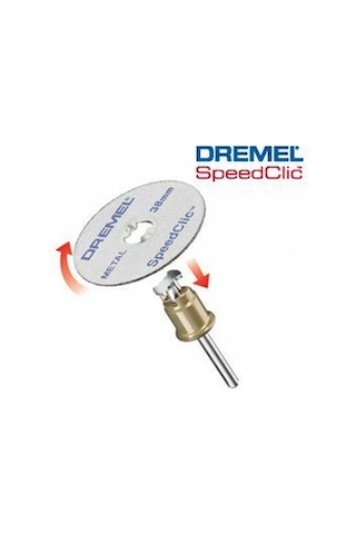 Dremel Ez Speedclic Metal Kesme Diskleri 38 Mm (Sc456B) 12'Li - 2615S456JD
