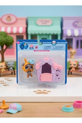 Minişler Pet Shop Sevimli Meyve Kostümlü Miniş Figür Ve Köpek Kulübesi Işıklı Paket Oyuncak