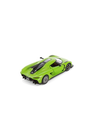 Kinsmart Metal Yeşil Araba Koenigsegg Jesko Absolut 1/36 Ölçek