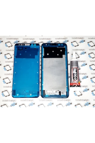 Tkgz - Mate 10 Lite Lcd Ekran Çıtası + B-7000 Yapıştırıcı Beyaz