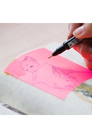 Stıckn 76x76 Yarı Saydam Neon Pembe 50 Yaprak