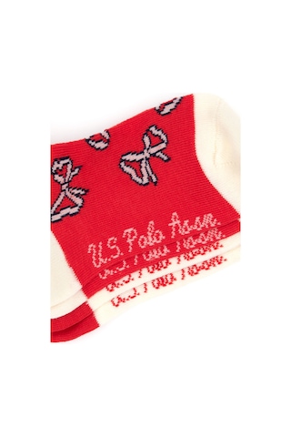 U.S. Polo Assn. U.s. Polo Assn. Kız Çocuk Kırmızı Çorap Soket 50318083-vr030