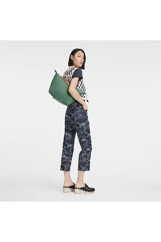Longchamp Kadın Omuz Çantası Medium L2605 089 Yeşil