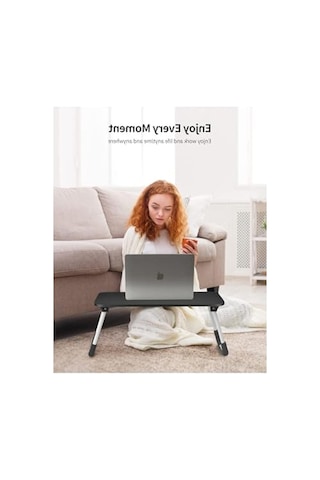 Katlanabilir Laptop Sehpası, Düz Yüzey İle Çok Amaçlı Kullanım