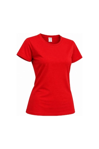 Kız Çocuk Basic Bisiklet Yaka Kısa Kollu Slim Fit Yazlık Tişört Çok Renkli