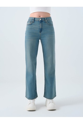 Loft Bella Regular Fit Mavi Kadın Jean Pantolon Lf2039973 Mavi