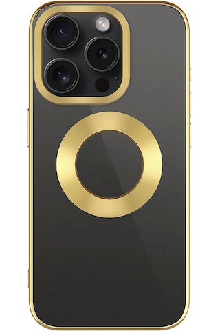Apple Uyumlu iPhone 15 Pro Max Kılıf Tek Kamera Çerçeveli Logo Gösteren Zore Omega Kapak Lacivert