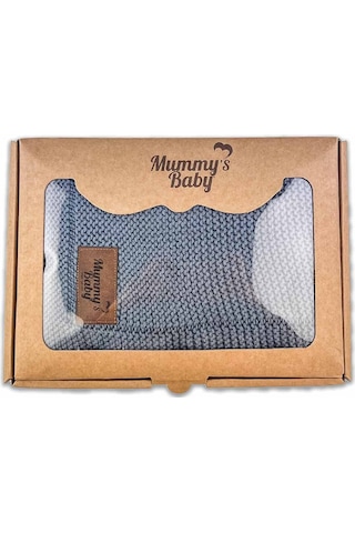 Mummy's Baby Organik Pamuk Battaniye 80x100 Mavi