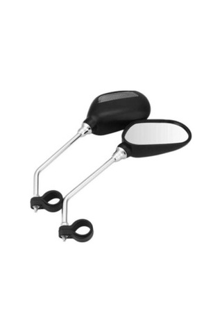 Bisiklet Ve Elektrikli Bisiklet Reflektörlü Ayna Kelepçeli Gidon
