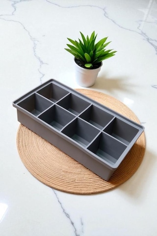 Digithome Silikon İri Küp Buz Kalıbı Thn76929 Antrasit