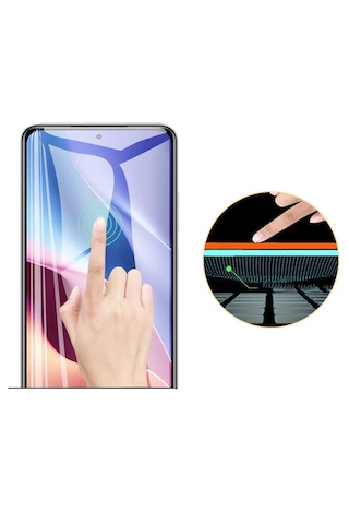 Galaxy Uyumlu S24 Fe Parmak İzi Tanıma Özellikli Zore Maxi Slim Temperli