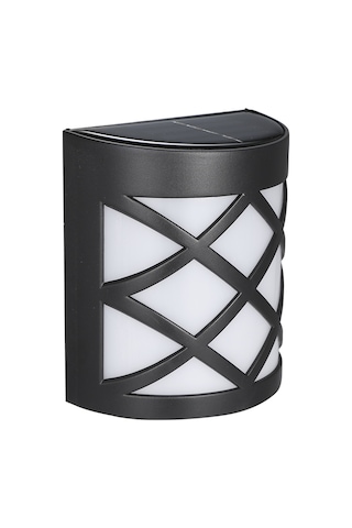 Monyee 6 Led Güneş Enerjili Dış Mekan Duvar Lambası - Ip44 Su Geçirmez Bahçe Çit Aydınlatması Beyaz Işık Diğer