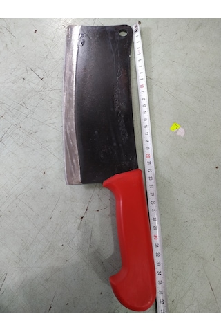 Kasap Satır Dövme Çelik Öziş Plastik Sap Büyük 37cm