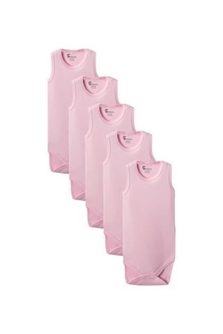 Gaye Bebe Pembe Askılı Body Zıbın 2-7 Yaş Çocuklar İçin 5 Adet Alttan Çıtçıtlı Özel Gereksinimli Çok Renkli