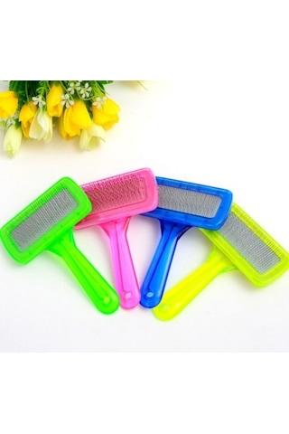 Büro Ev Evcil Hayvanı İçin Renkli Kedi Tüyü Toplayıcı Fırça