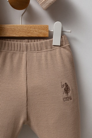 U.S. Polo Assn. U.s. Polo Assn Erkek Bebek Krem Takım 5274-48956 Krem