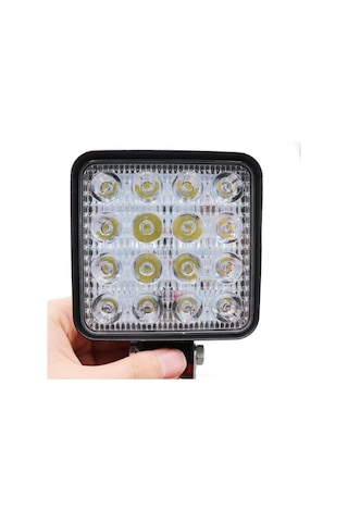 16 LEDLİ GERİ VİTES LAMBASI 10V-30V 48W OFFROAD PROJEKTÖR ÇALIŞMA