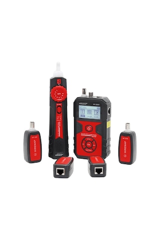 Noyafa Nf-858c Rj45 Rj11 Bnc Digital Profesyonel Ağ Kablo Bulucu Test Cihaz Aleti