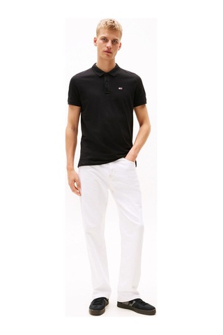 Tommy Hilfiger Tjm Slım Placket Polo Ext-4844 Siyah