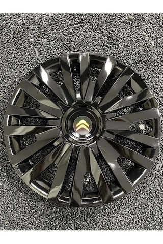 Citroen C-elysee 15" Inç Kırılmaz Jant Kapağı Siyah 4 Adet 5911syhcitroen