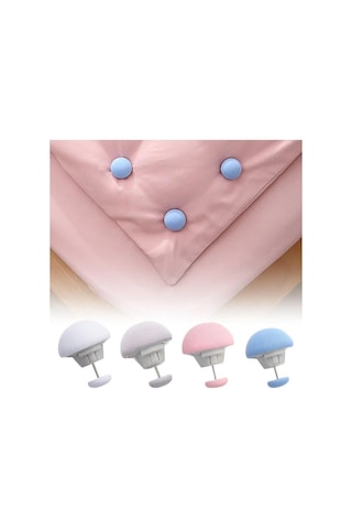 Gen-of Yorgan Sabitleme İğnesi 12 Adet Çok Renkli