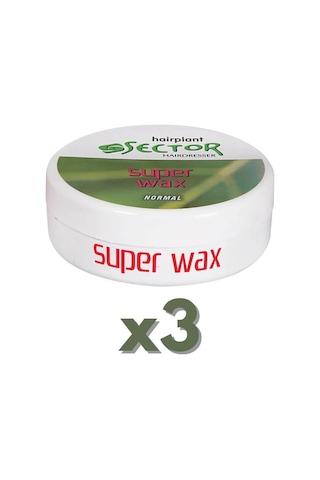 Sector Hairmate Superwax Normal Yeşil Wax 150 Ml 3 Adet