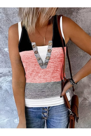 Soonaksesuar Kadın V Yakalı Önden Düğmeli Viskon Bluz Turuncu