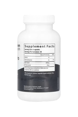 Fairhaven Health, Myo + D-chiro Inositol, 120 Caps