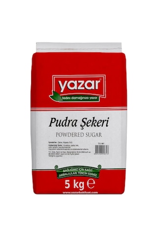 Yazar Pudra Şekeri 5 KG Yazar Pudra Şekeri 5 KG