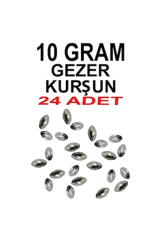 10 Gram Gezer Kurşun 24 Adet