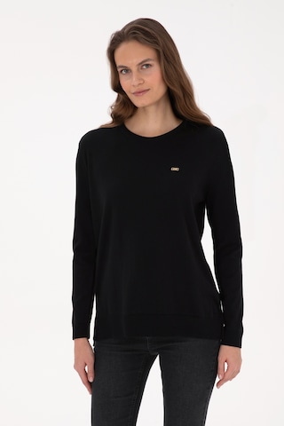 U.s. Polo Assn. Kadın Siyah Kazak /triko 50313579-vr046 Sıyah