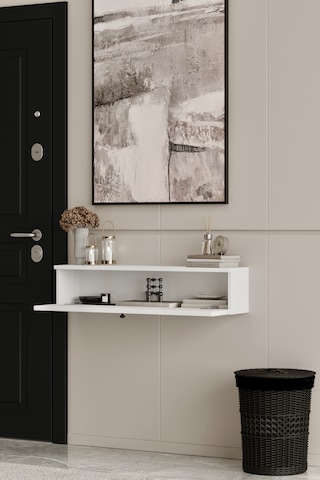 Asur 90 Cm Dresuar 100% Mdf Beyaz