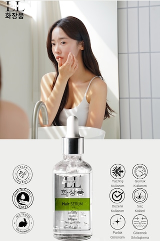 Lau Lau Dökülme Karşıtı Güçlendirici ve Besleyici Saç Bakım Serumu 50 ML