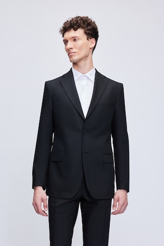 Hatemoğlu Siyah Comfort Fit Desenli Mono Yaka Klasik Takım Elbise 33181024t013 991 Siyah