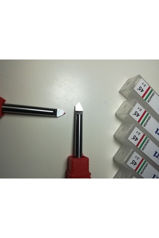 45 DERECE 5 MM YAZİ,KANAL AÇMA BIÇAĞI KARBÜR TEGFARİ