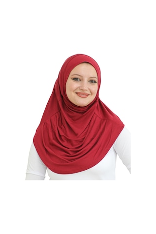 Modish Group Hazır Giyim Türban Yumuşak Başörtü Şal - Bordo Bordo