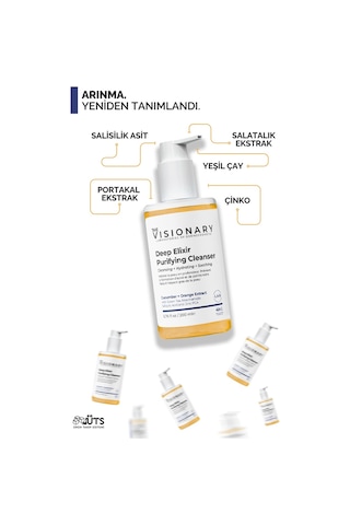 The Visionary Deep Elixir Sivilce ve Siyah Nokta Karşıtı Yüz Temizleme Jeli 200 ML