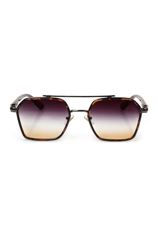Watchofroyal Royal Eyewear Re0039 Metalik Leopar Güneş Gözlüğü